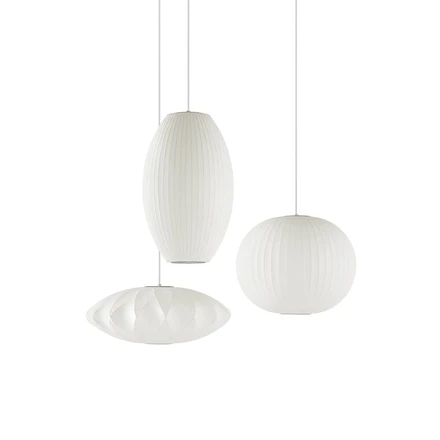 Nelson Saucer Bubble Pendant M Off White Herman Miller Buy online
